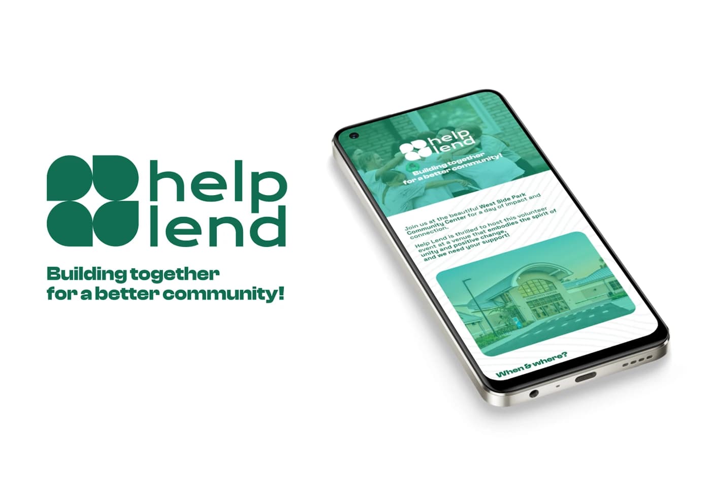 Help Lend - Landing Page