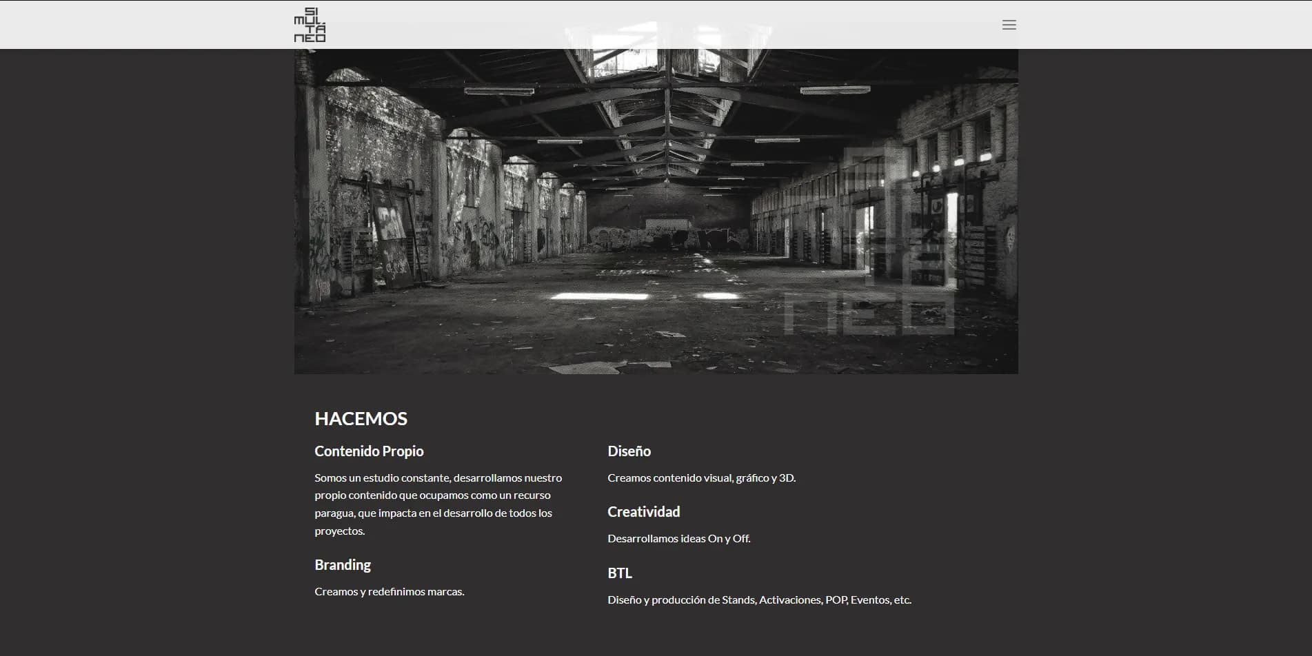Simultáneo Estudio - Web Corporativa — imagen 4