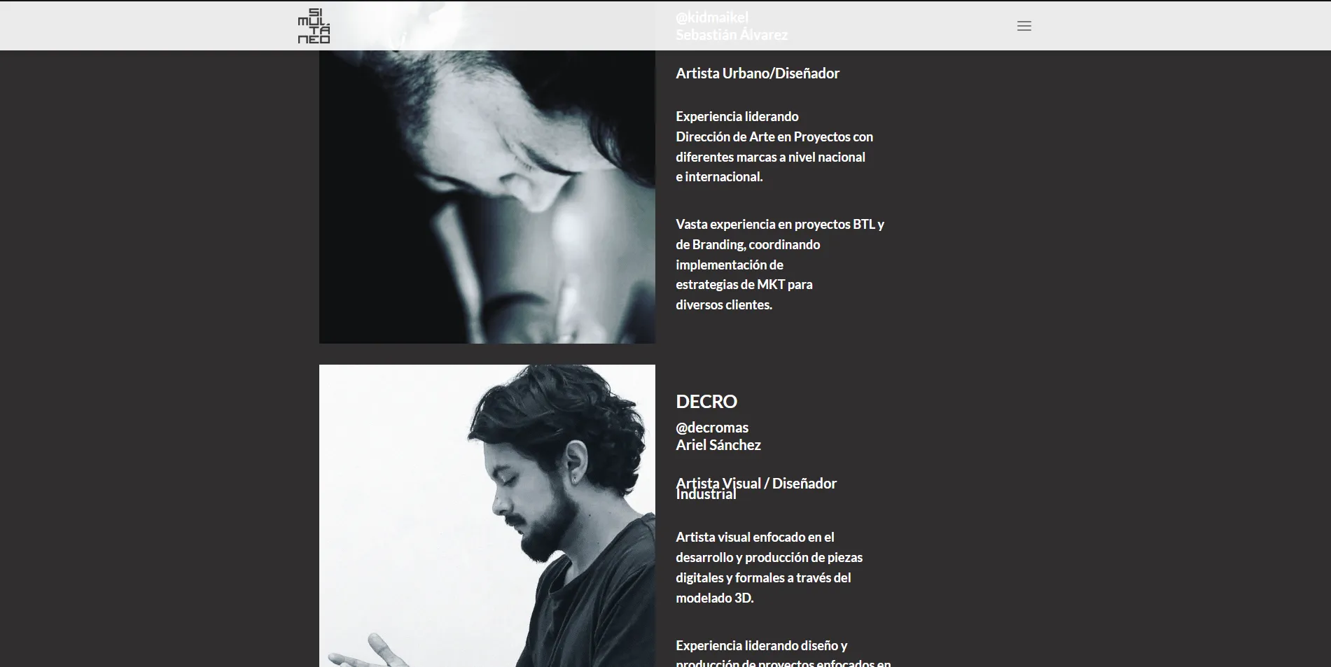 Simultáneo Estudio - Web Corporativa — imagen 3