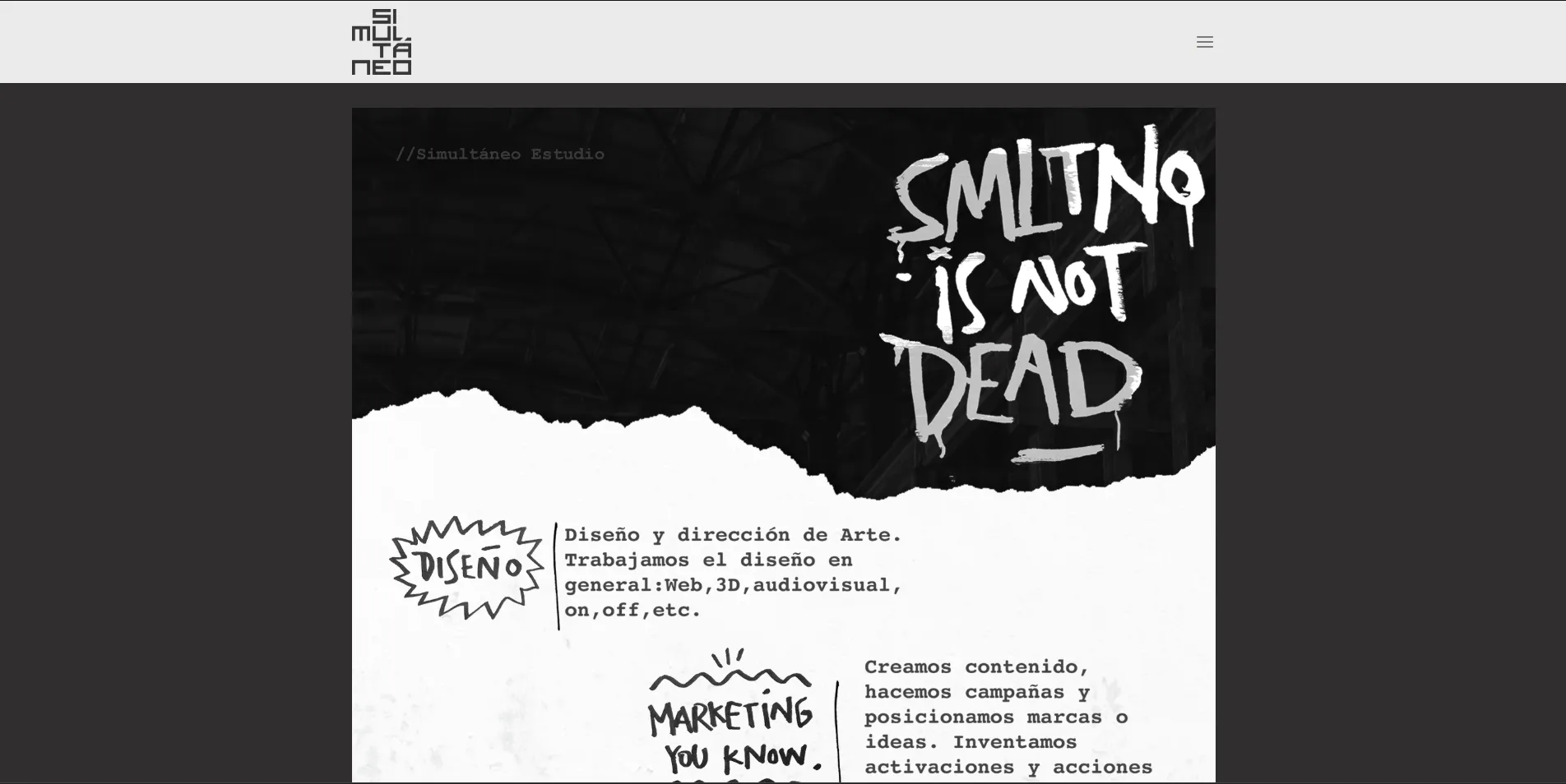 Simultáneo Estudio - Web Corporativa — imagen 1